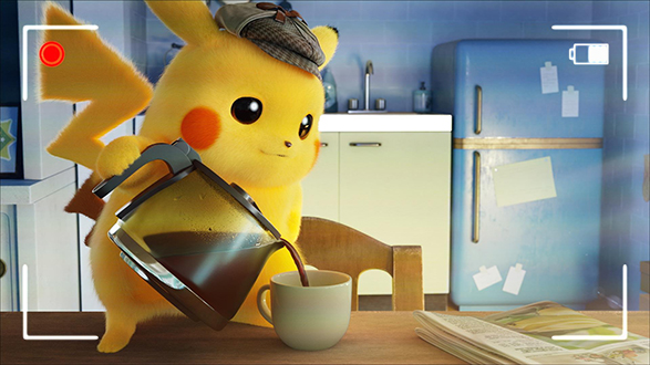 アニメ「名探偵ピカチュウ ～華麗なるモーニングルーティン～」